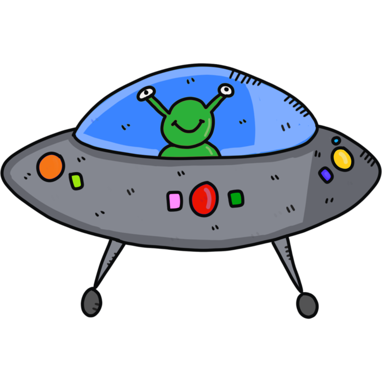 Космическая тарелка для детей