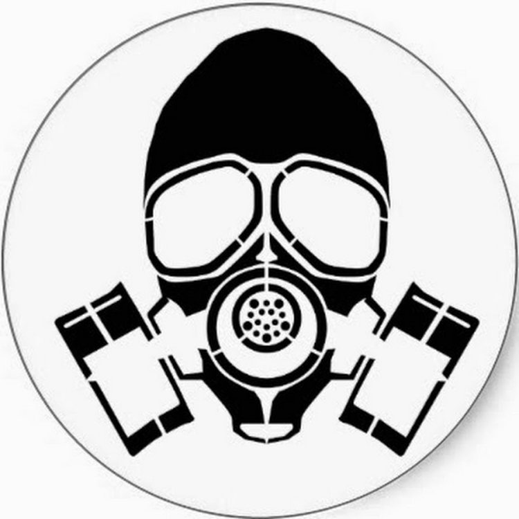 Трафарет противогаз