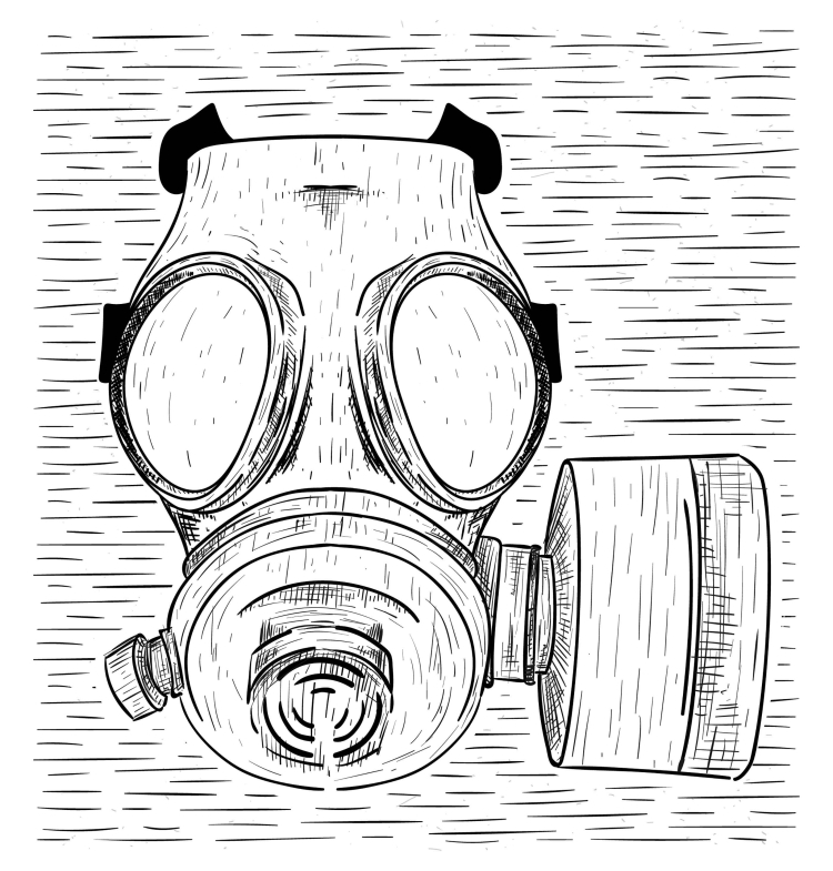 Противогаз м17а1