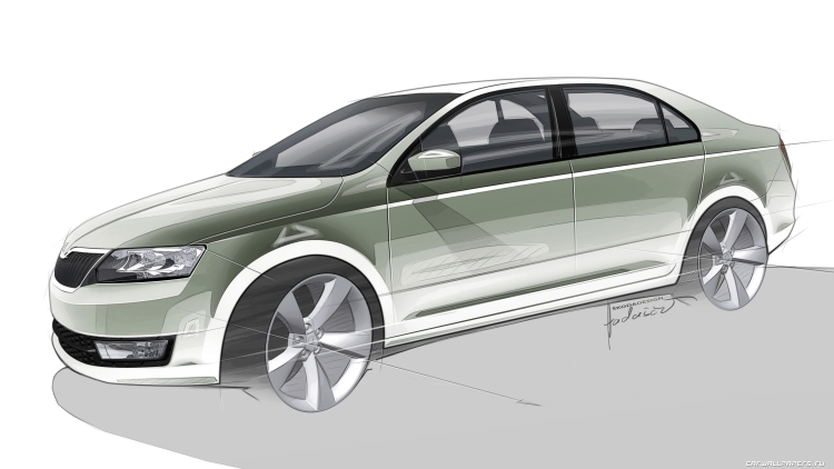 Skoda Rapid Sketch