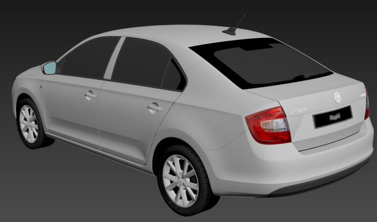 Бак Skoda Rapid