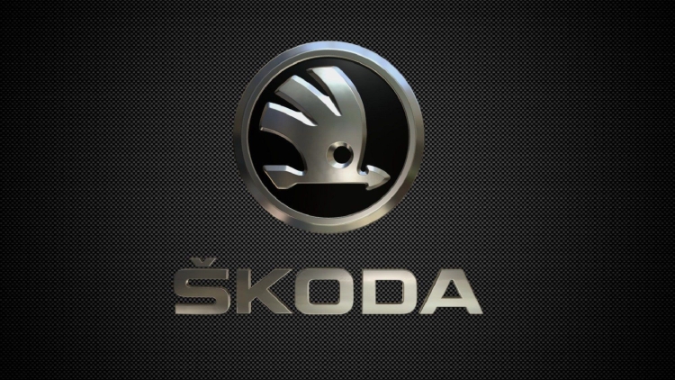 Skoda logo Black