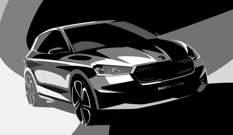 Skoda Fabia 2021 черная