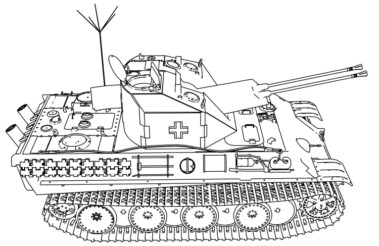 Раскраска танки World of Tanks т44