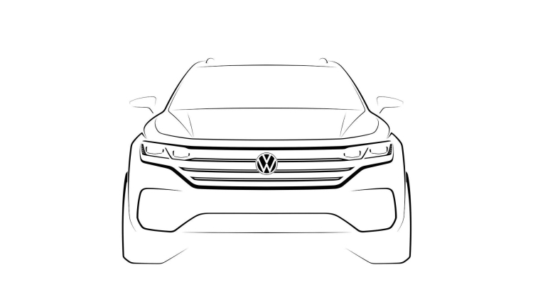 Volkswagen Tiguan вектор