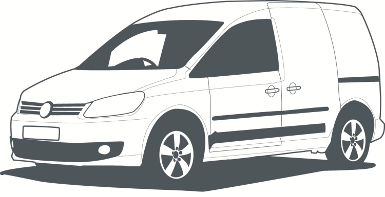 Volkswagen Caddy 2007 рисунок
