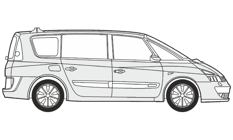 Renault Espace 2 вид сбоку