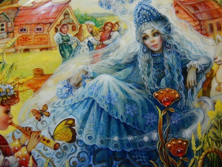 Федоскинская миниатюра Лель