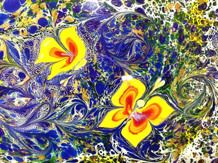 Эбру рисунки картинки