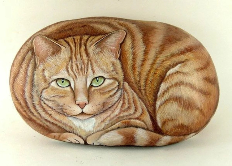 Кот из камня | Пикабу