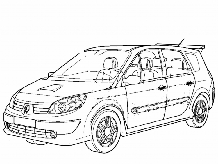 Рено Сценик 2 рисунок