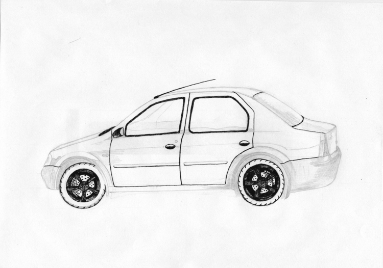 Renault Logan раскраска
