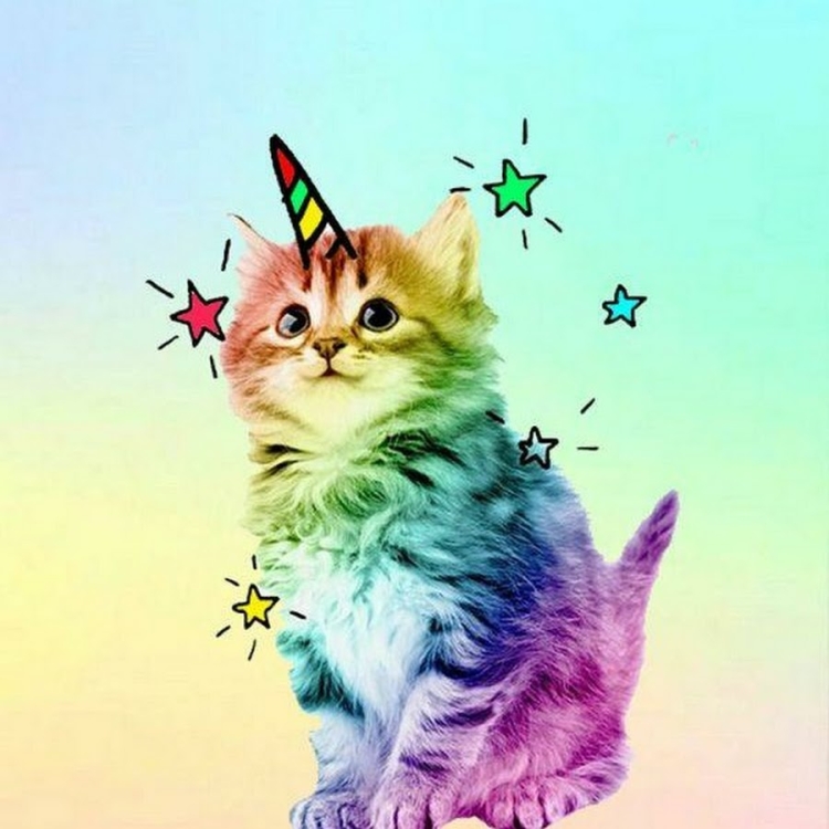 Рисунок котенок лайк