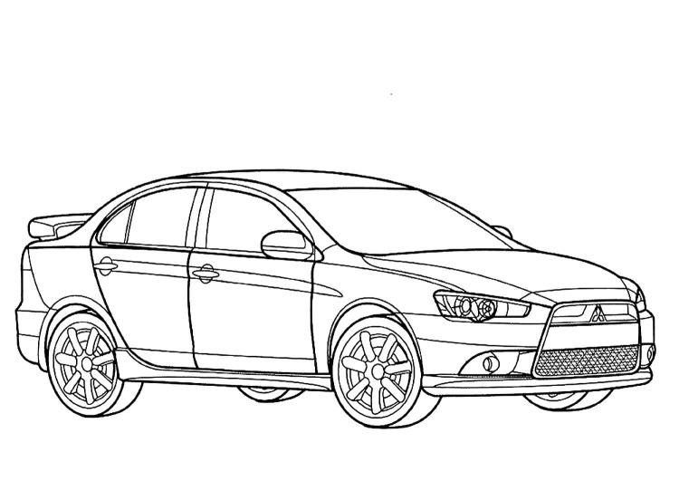 Ford Fiesta 2012 раскраски
