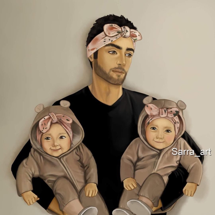 Sarra Art семья мама и папа