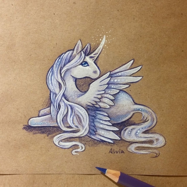Alvia Alcedo рисунки драконы