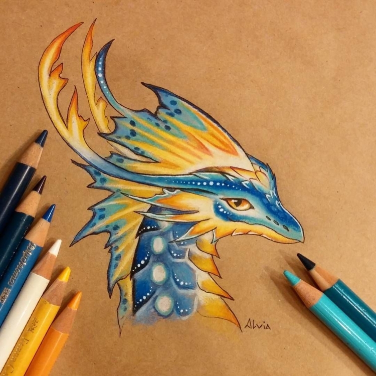 Alvia Alcedo драконы