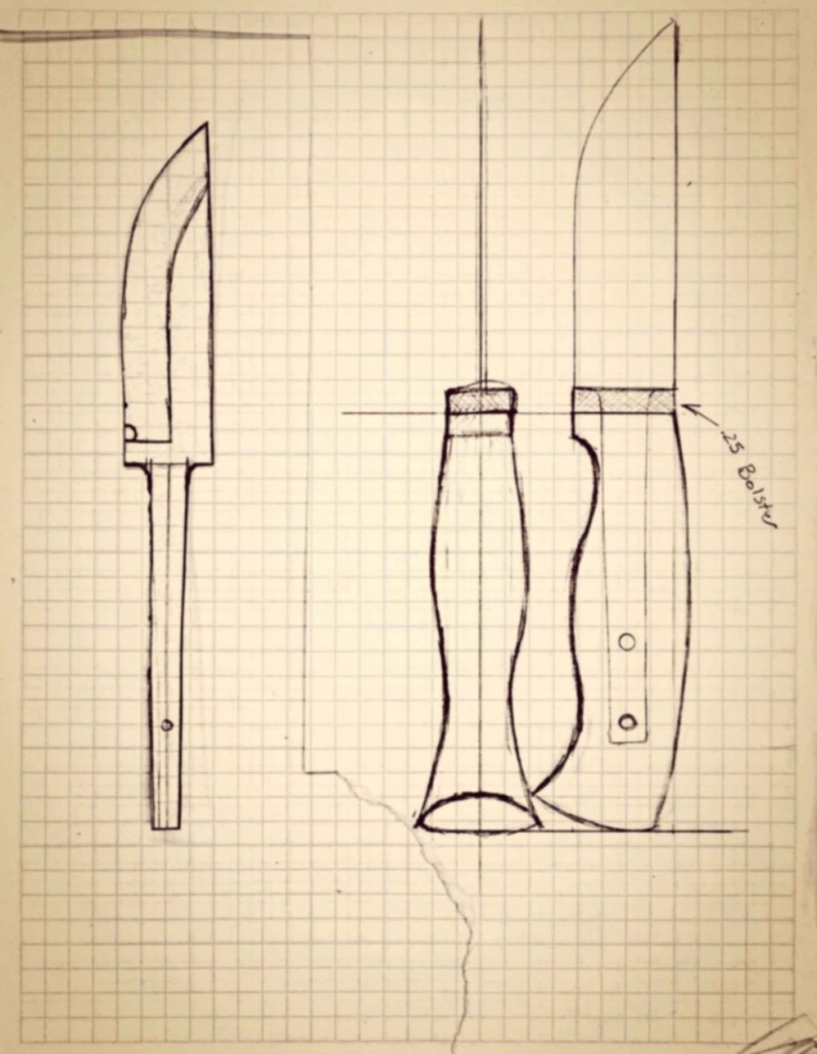 Ножи от Фабрики Оружейникъ  Нож: модель «Финский»