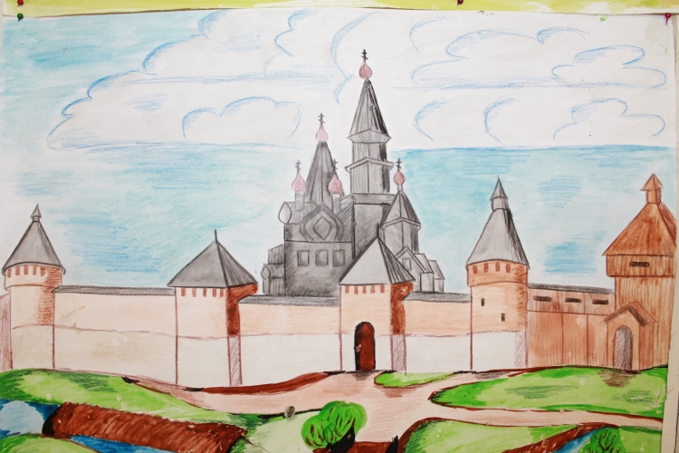 Рисунок на тему Святая Русь