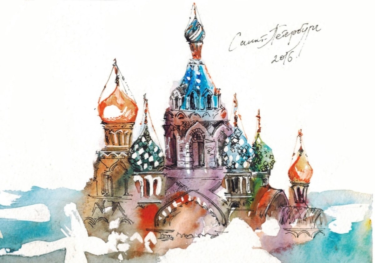 Православная Русь рисунок просто