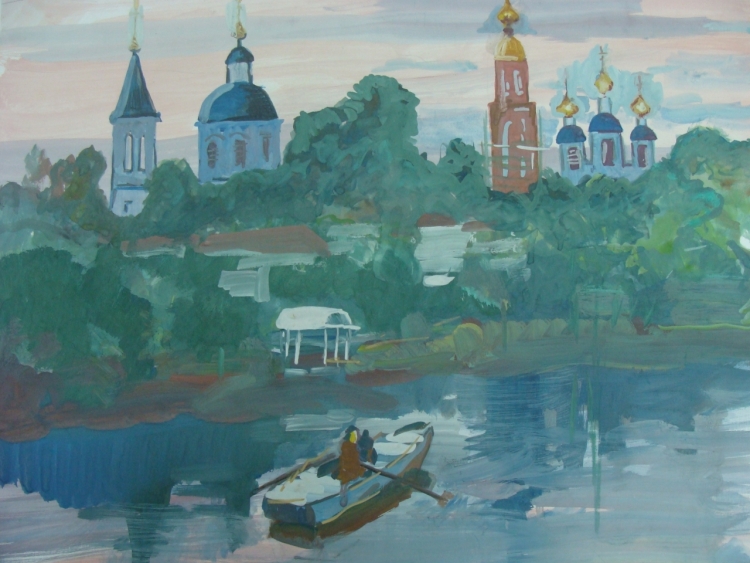 Церковь рисунок
