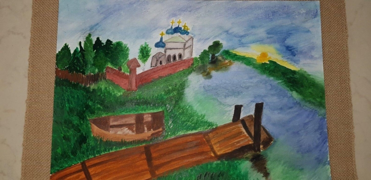 Виды России рисунок