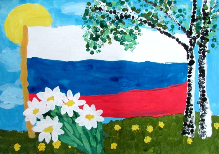 Пейзаж с Церковью детский