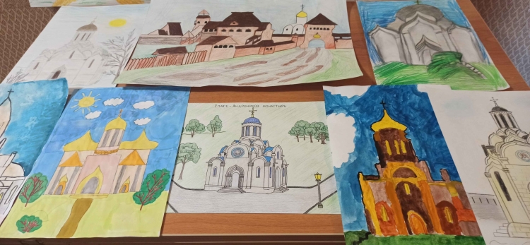Красоту Божьего мира Сергей Радонеский рисунок