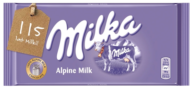 Реклама шоколада Милка