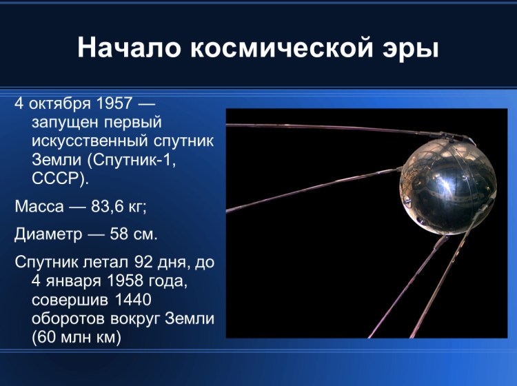 1966 Г. - В СССР осуществлен запуск первого искусственного спутника Луны