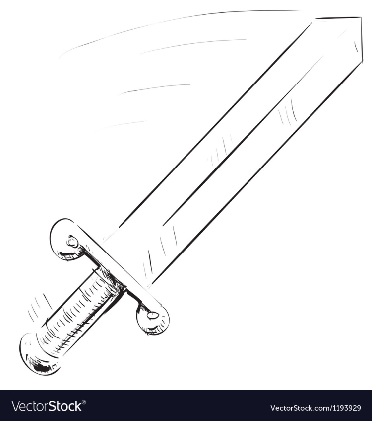 Славянский меч эскиз
