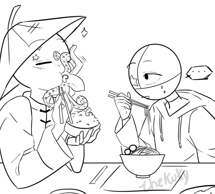 Раскраска Countryhumans