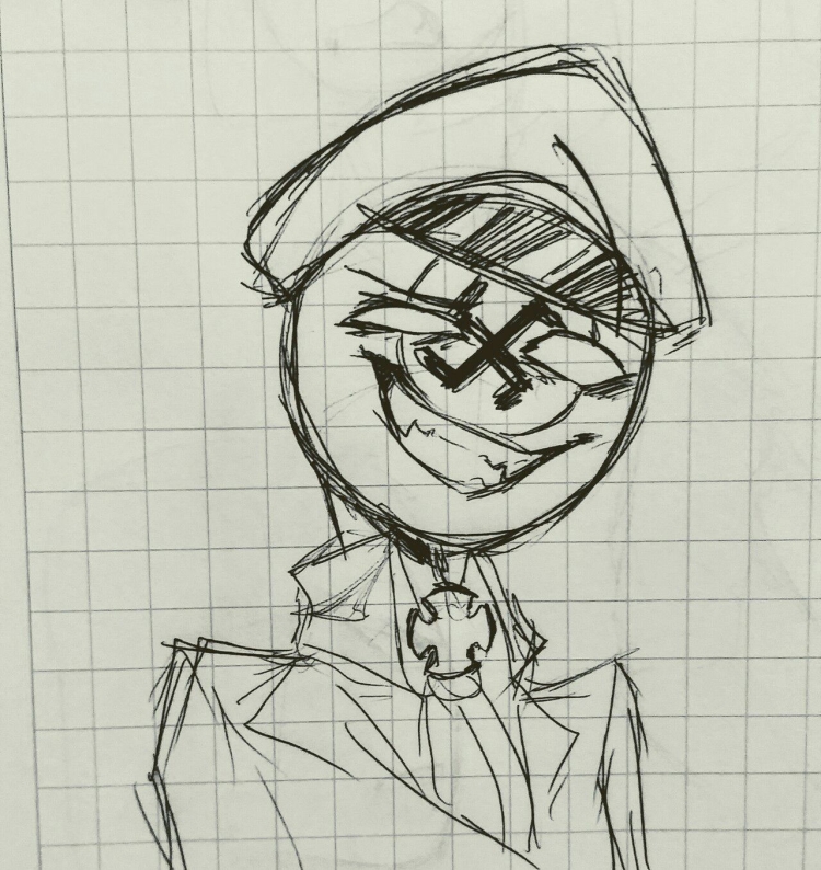 Countryhumans для срисовки карандашом