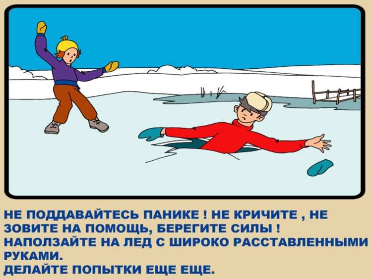 Рисунок на тему будь бдительным на льду