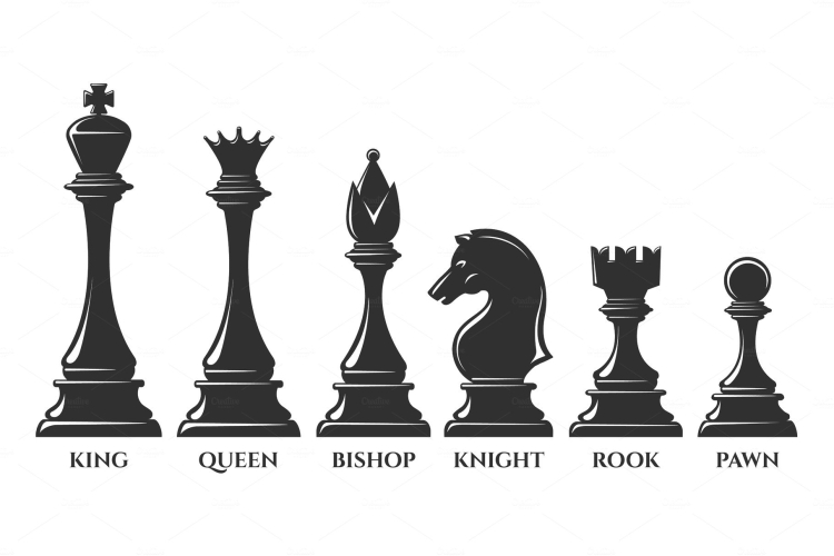 Шахматная фигура король рисунок