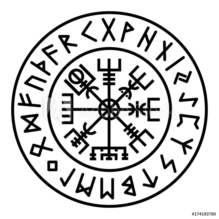 Славянский компас эскиз