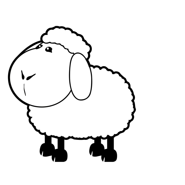 Эскиз овечки