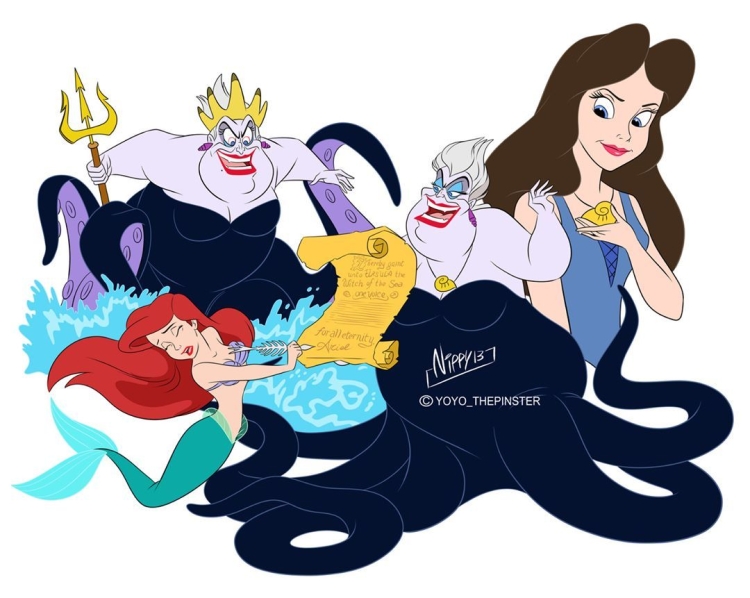 Ursula (the little Mermaid) арты