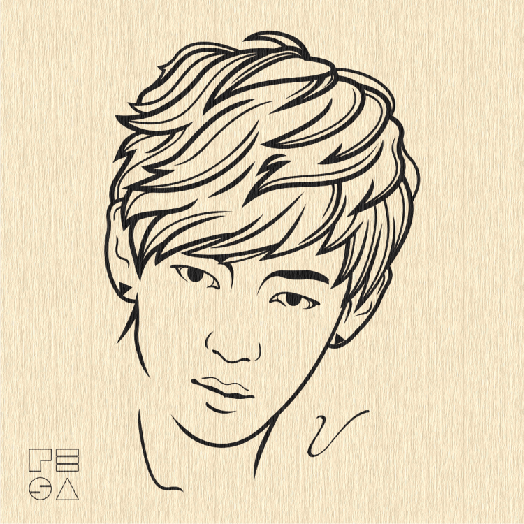 БТС line Art