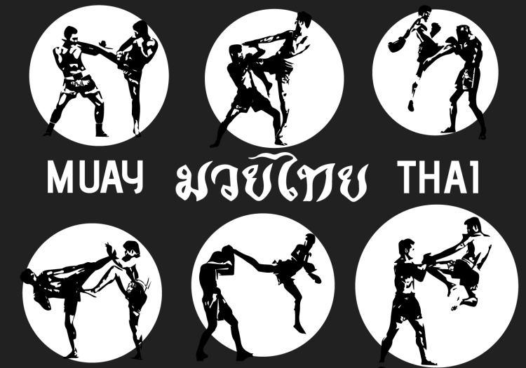 Muay Thai силуэт