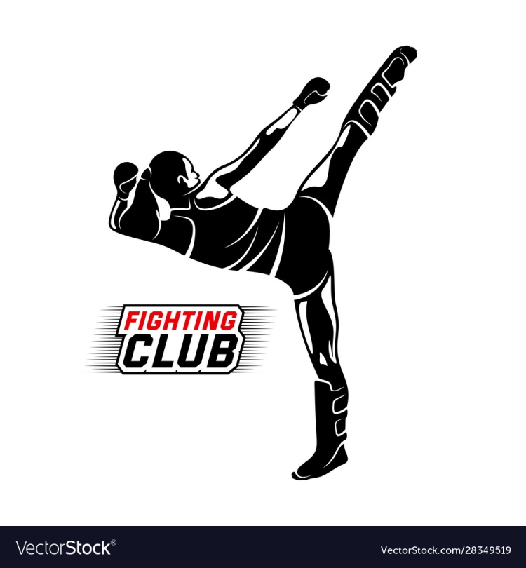 Muay Thai вектор эмблема