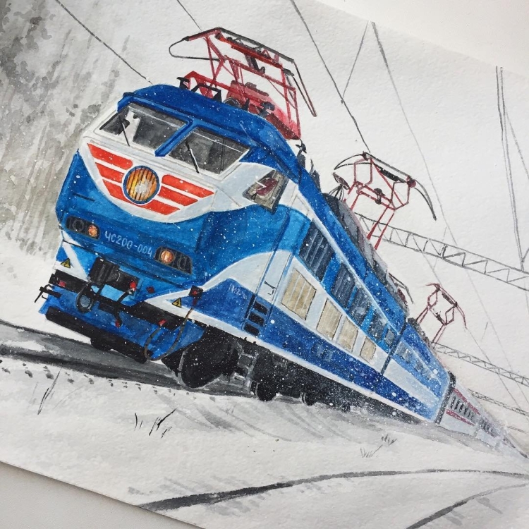 Чс200 электровоз модель