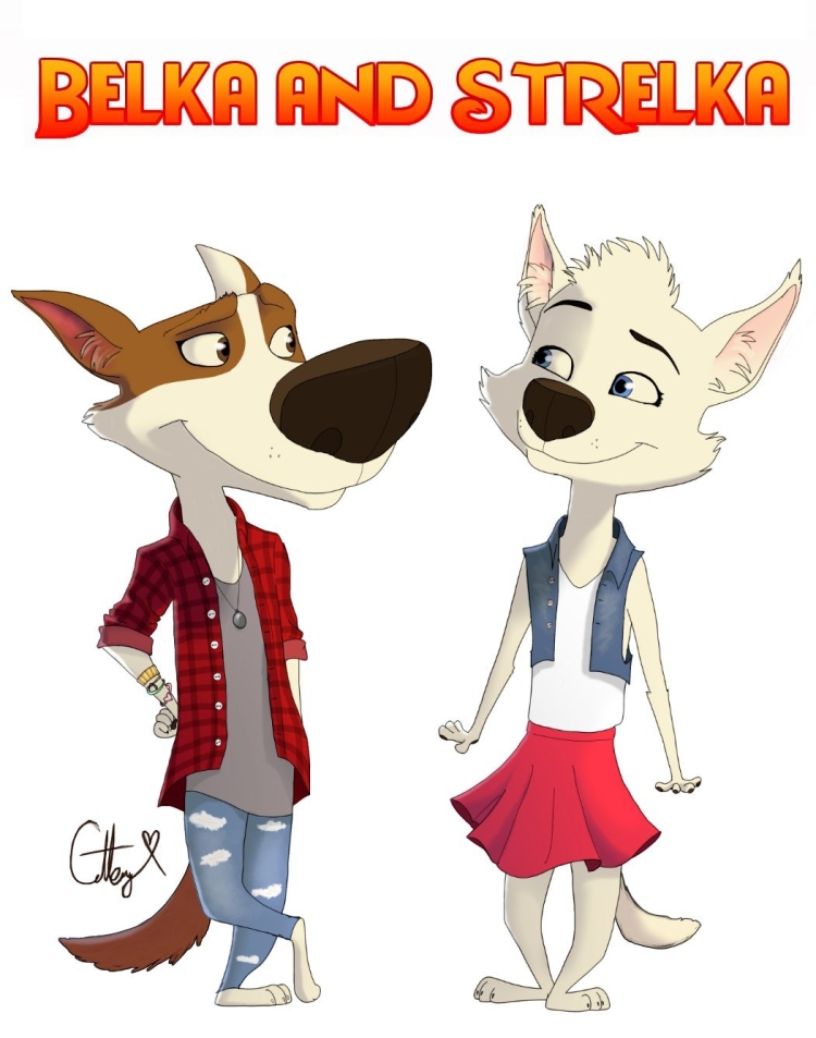 Belka STRELKA белка и стрелка
