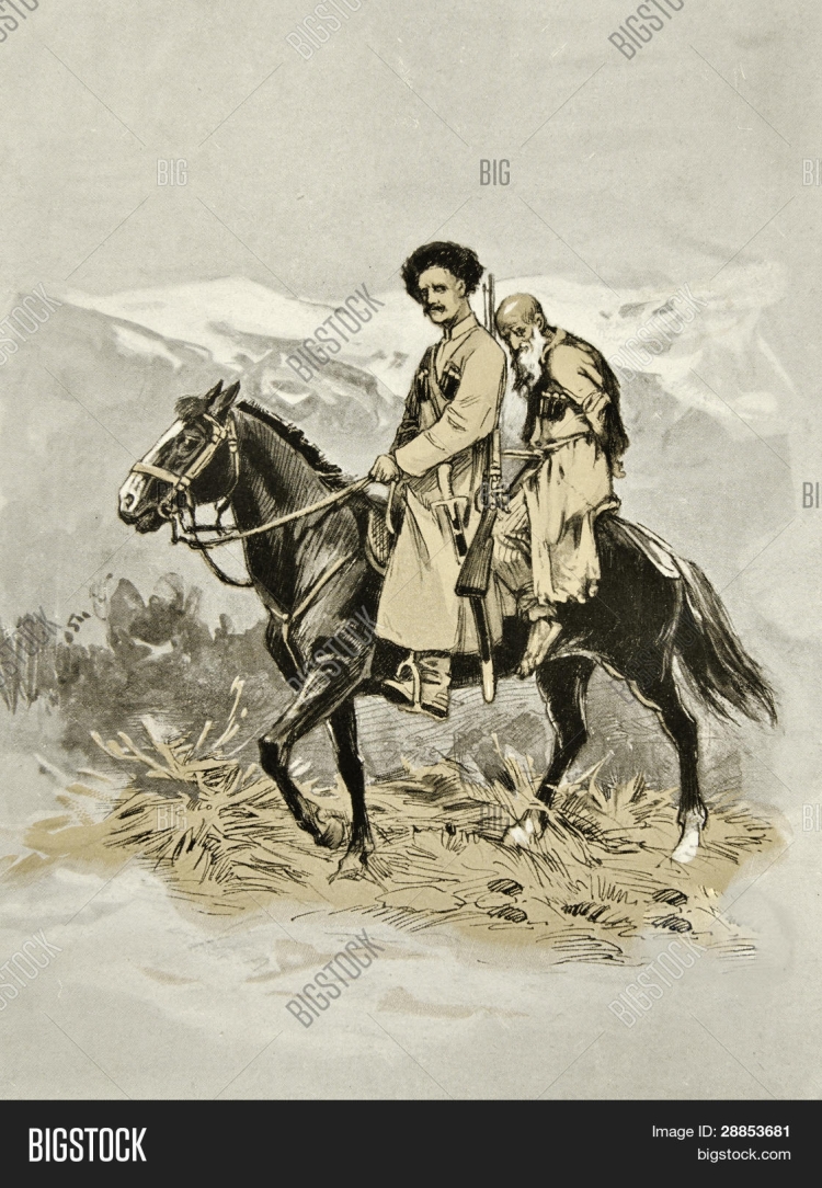 Кавказский пленник рисунок жилина