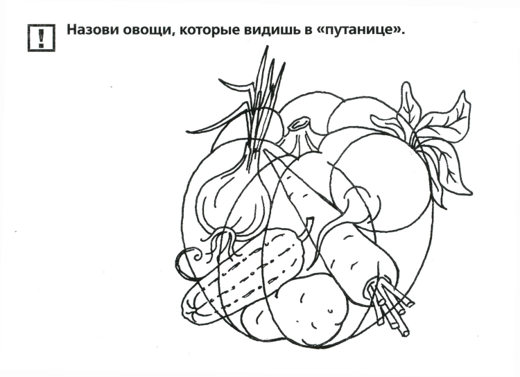 Задания по теме овощи и фрукты для дошкольников
