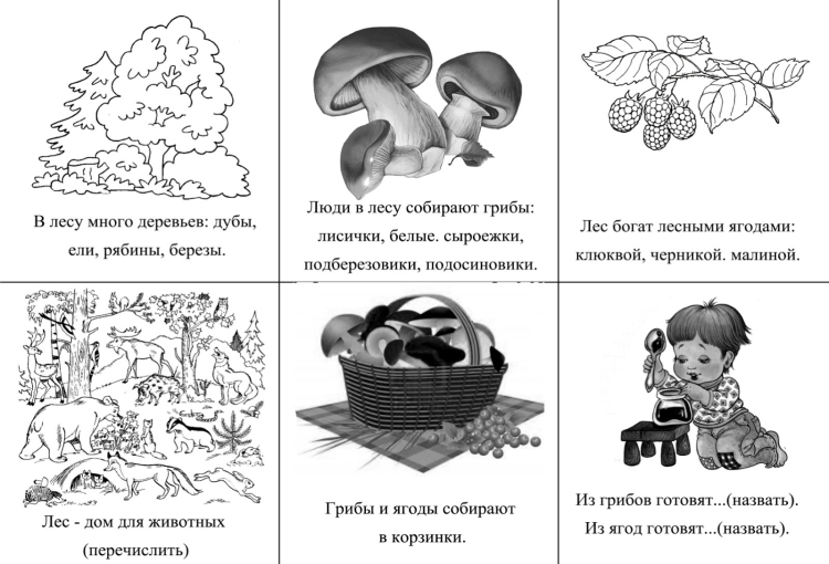 Тема грибы логопедические задания
