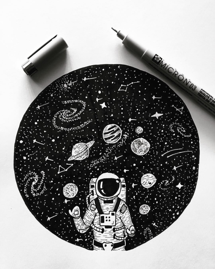 Дудлинг и Зентангл животные