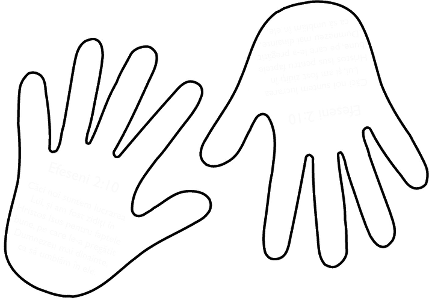 Раскраска Рука помощи | Раскраски для детей печать онлайн