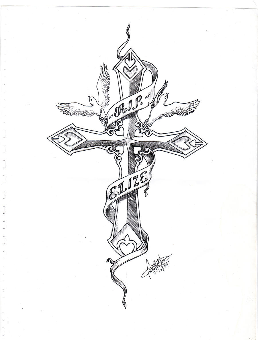 Как нарисовать железный крест с орлом карандашом поэтапно