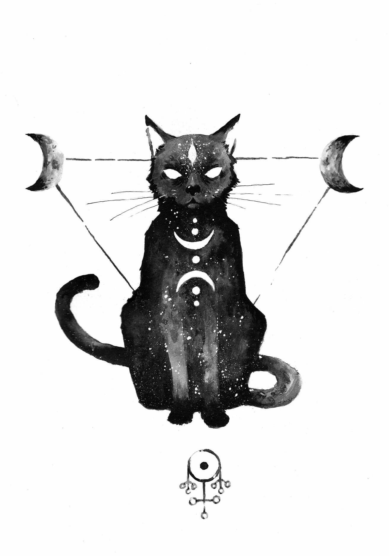 Татуировки с кошками: красота и символика - l2luna.ru